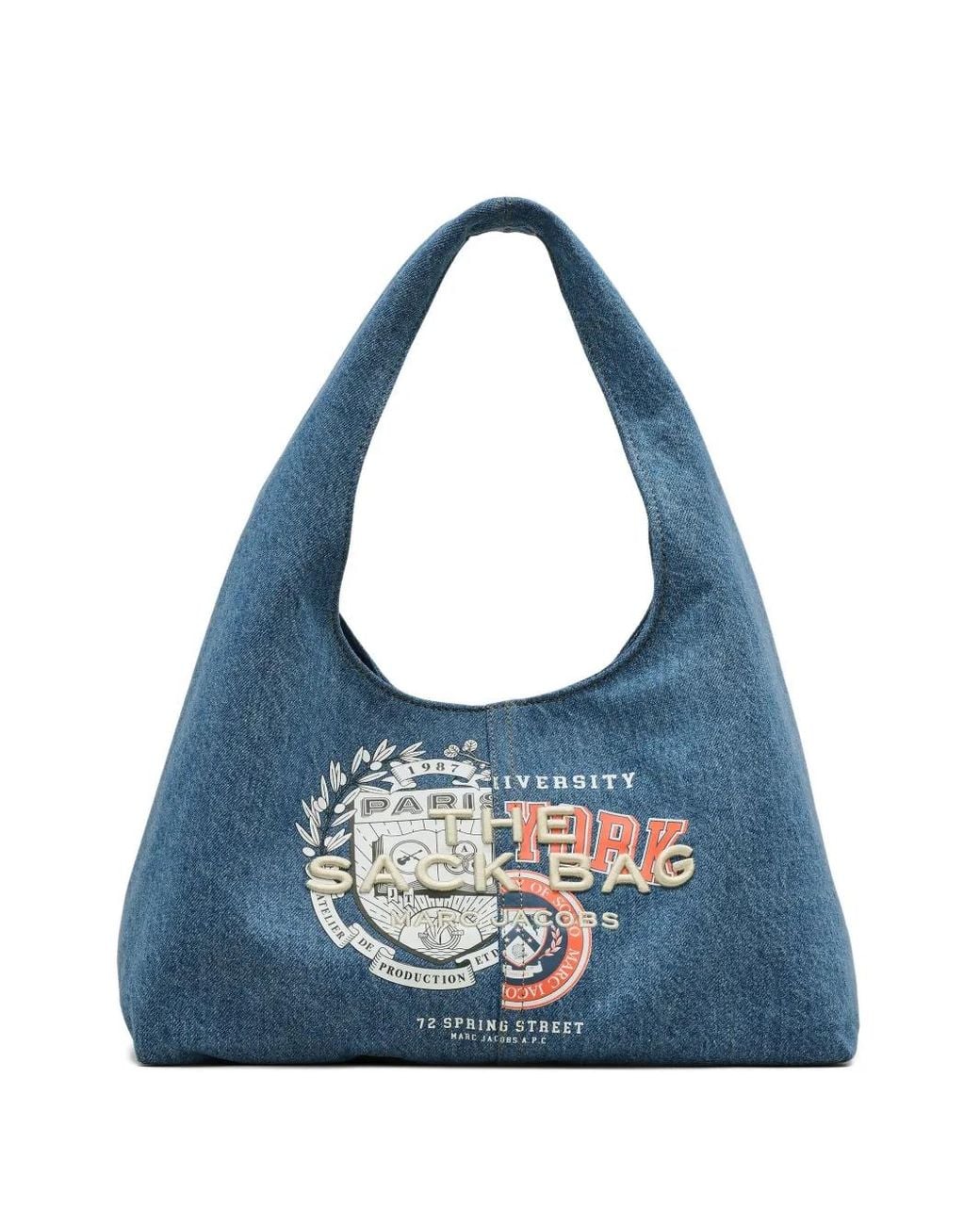 Marc Jacobs Blue Large The Sack Shoulder Bag