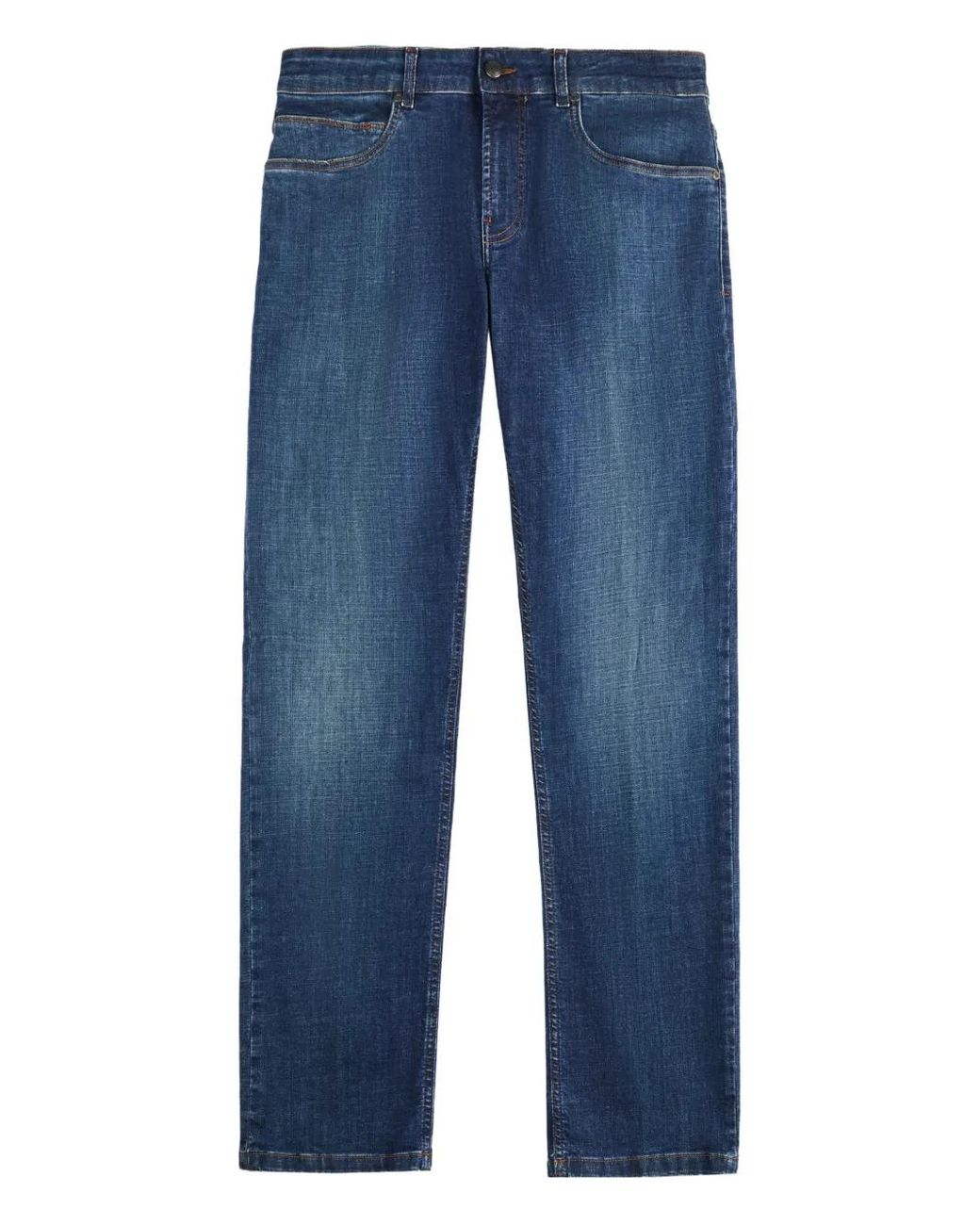 Fay Blue Five-Pocket Trousers for men