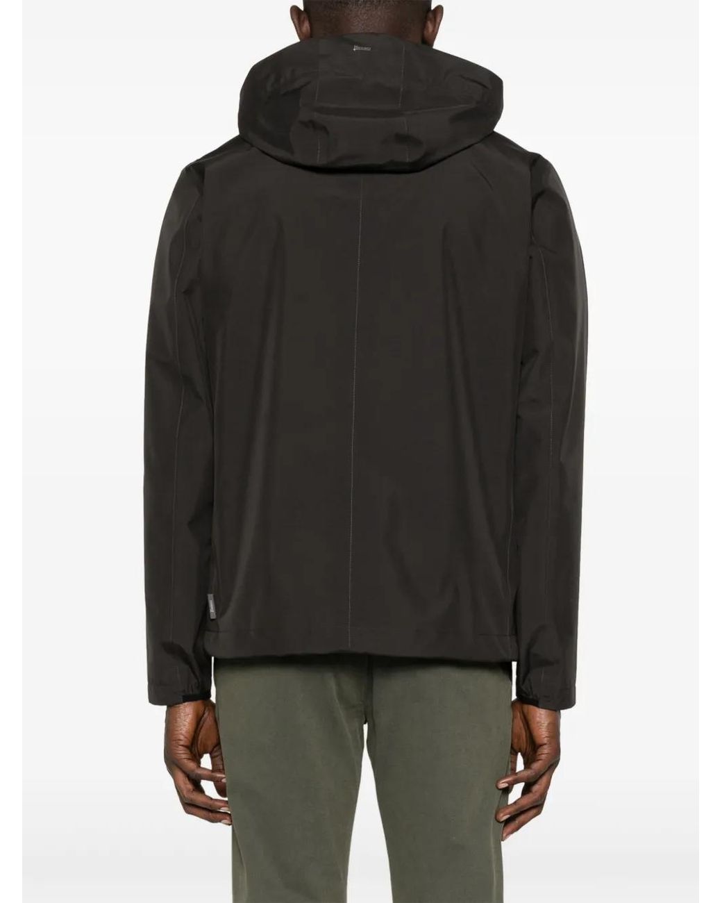 Veste Imperméable À Capuche Herno pour homme en coloris Black