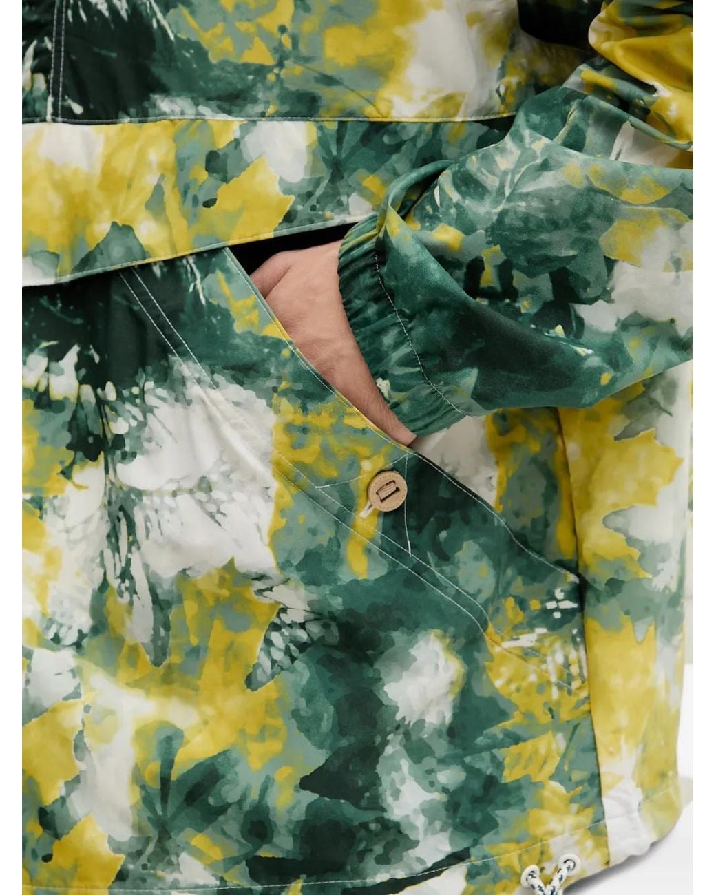 Columbia Green Acker Rock Tie-Dye Hooded Jacket for men