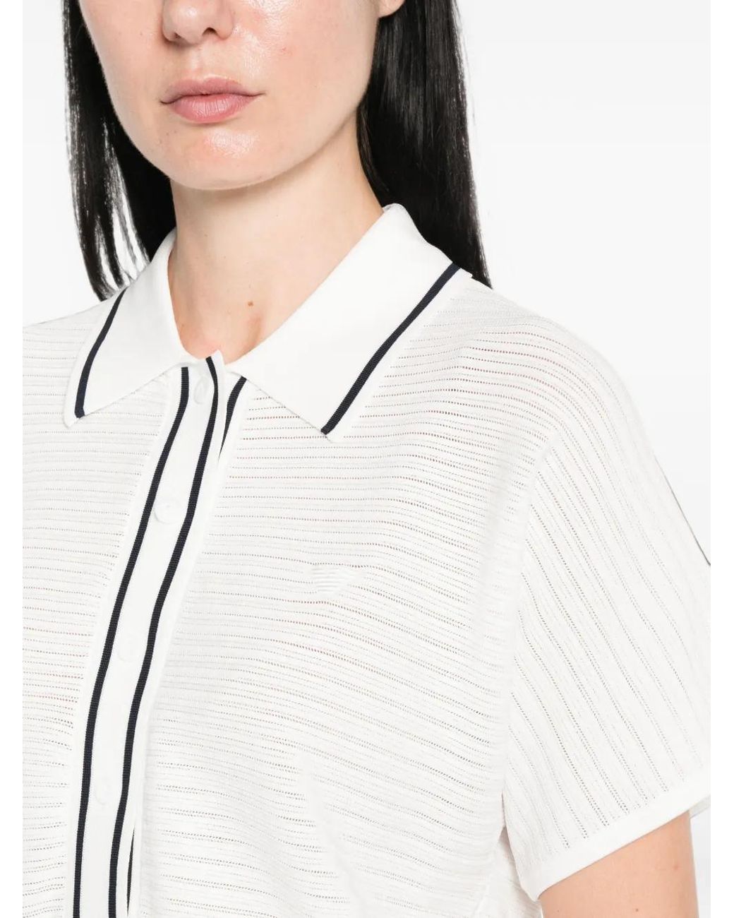 Emporio Armani White Polo Shirt