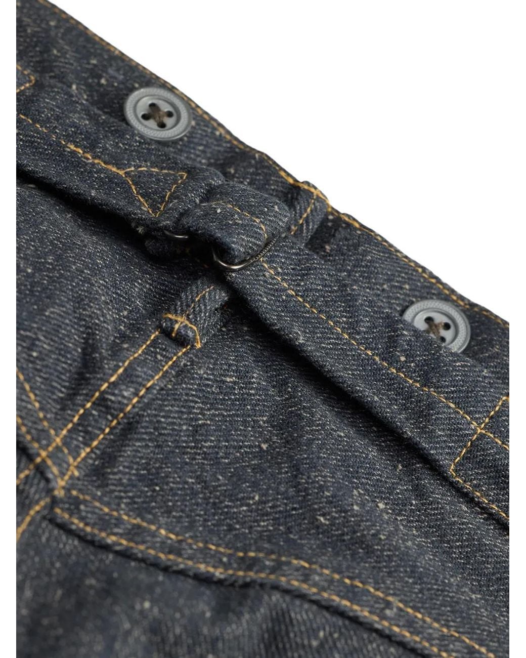 RRL Gray Jean À Détail De Boucle for men