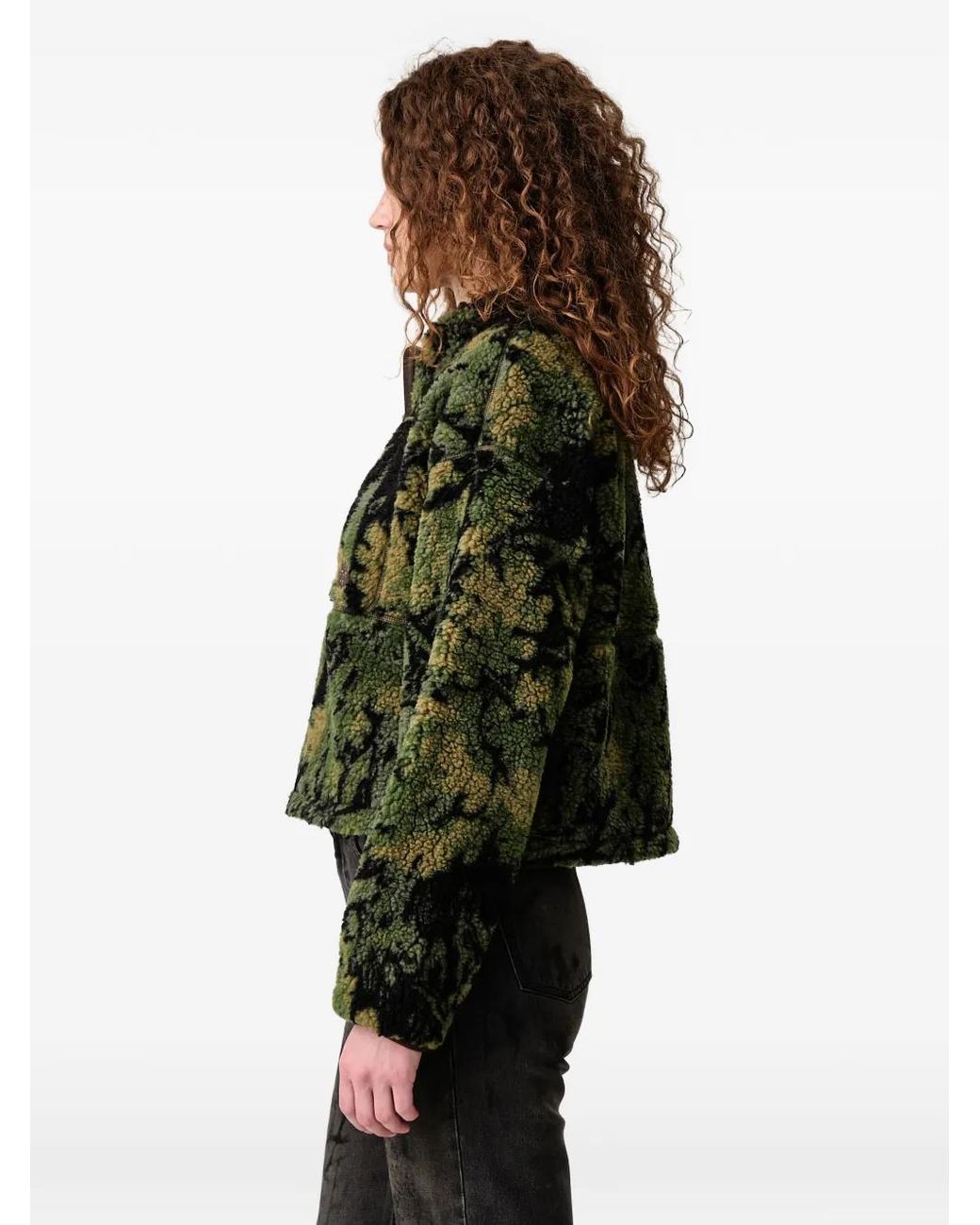 The North Face Black Fleece Zip-Up Cropped Jacket