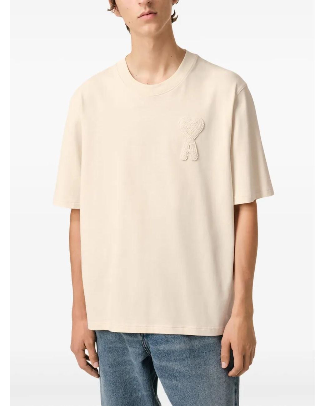 AMI White T-Shirts And Polos for men