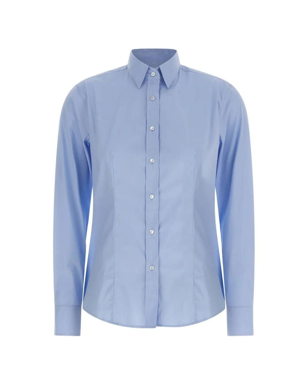 Xacus Blue Cotton Shirt