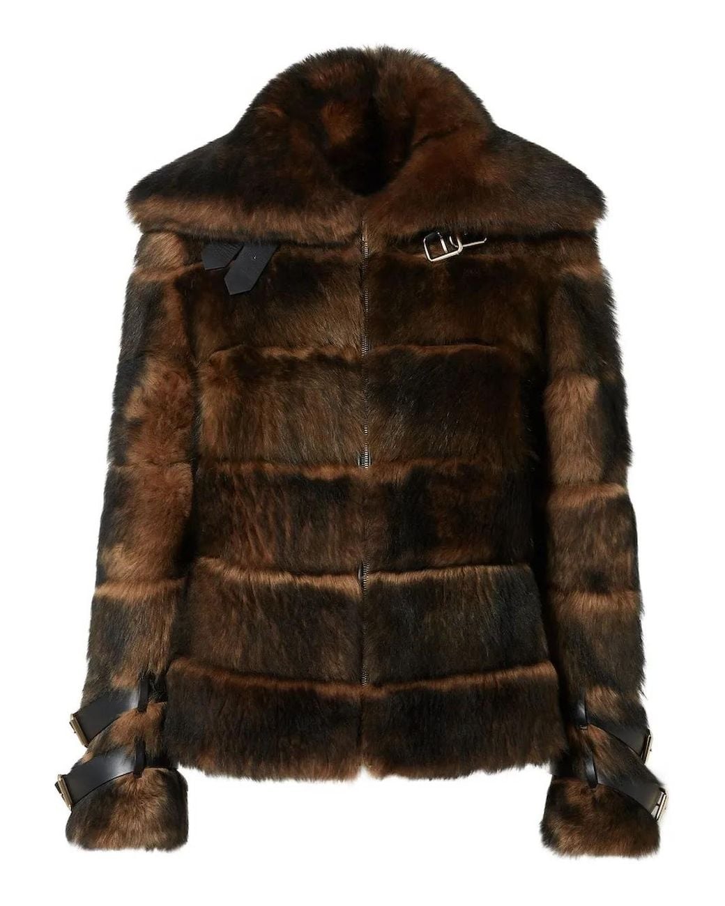 Shearling Jacket di Fendi in Brown