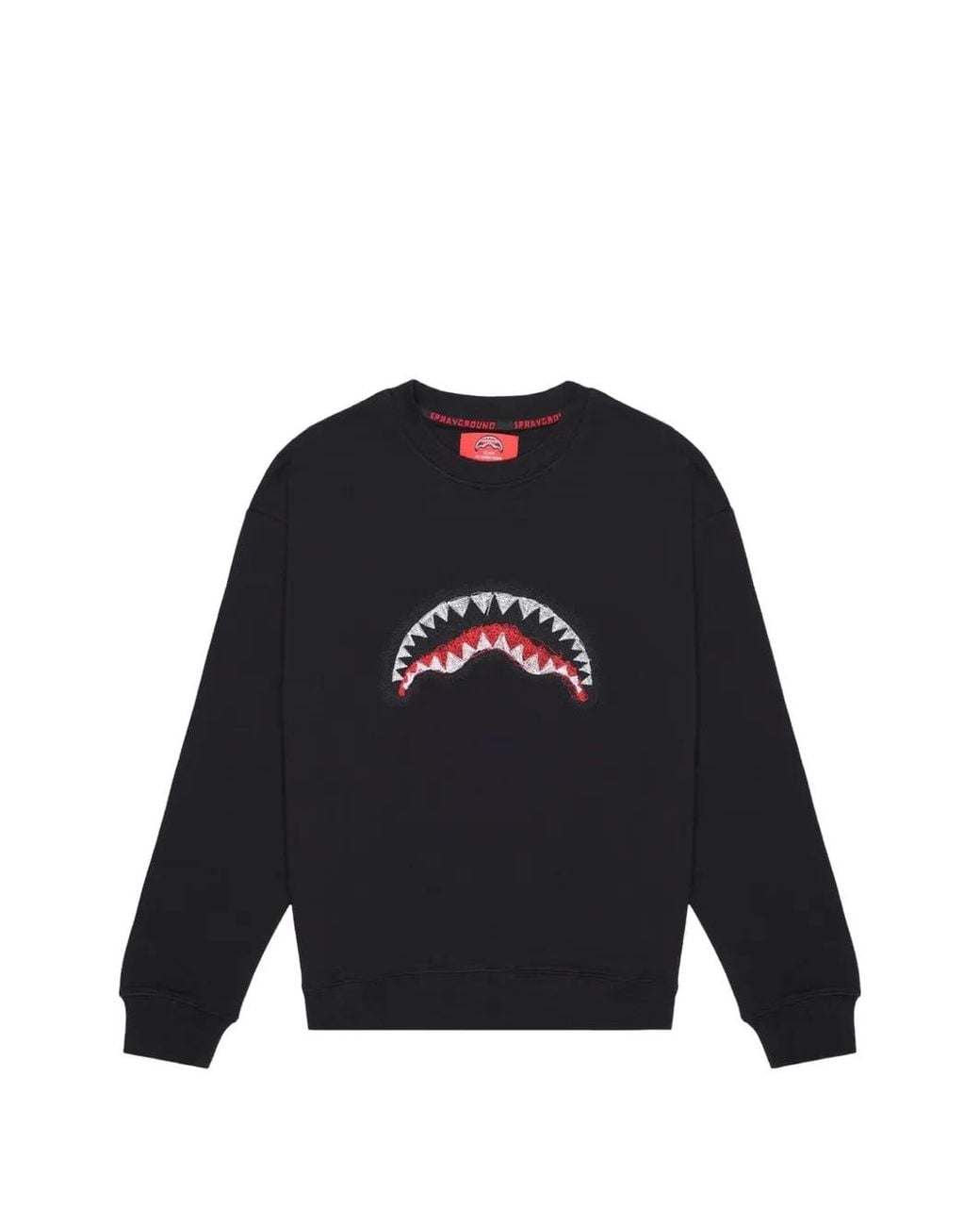 Sprayground Blue Sweat Scribble À Motif Requin Brodé for men