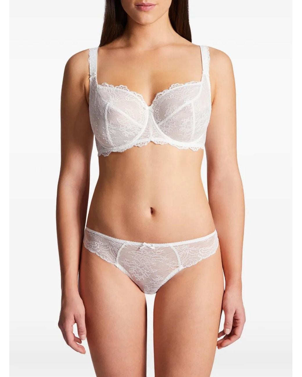 Aubade White Danse Des Sens Lace Bra