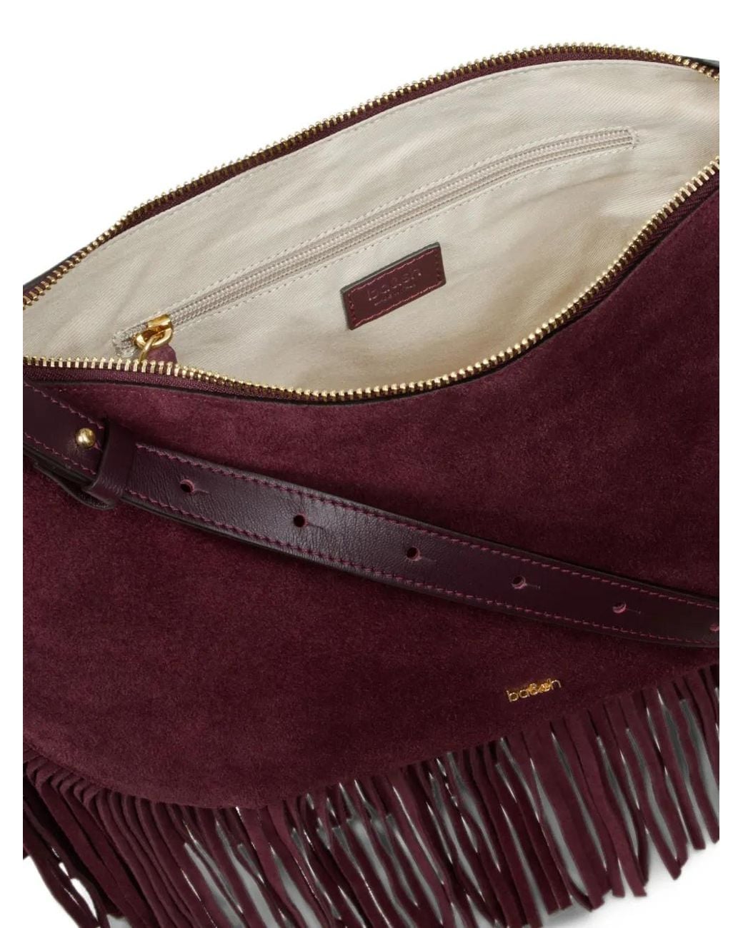 Borsa A Spalla Fringes di Ba&sh in Purple