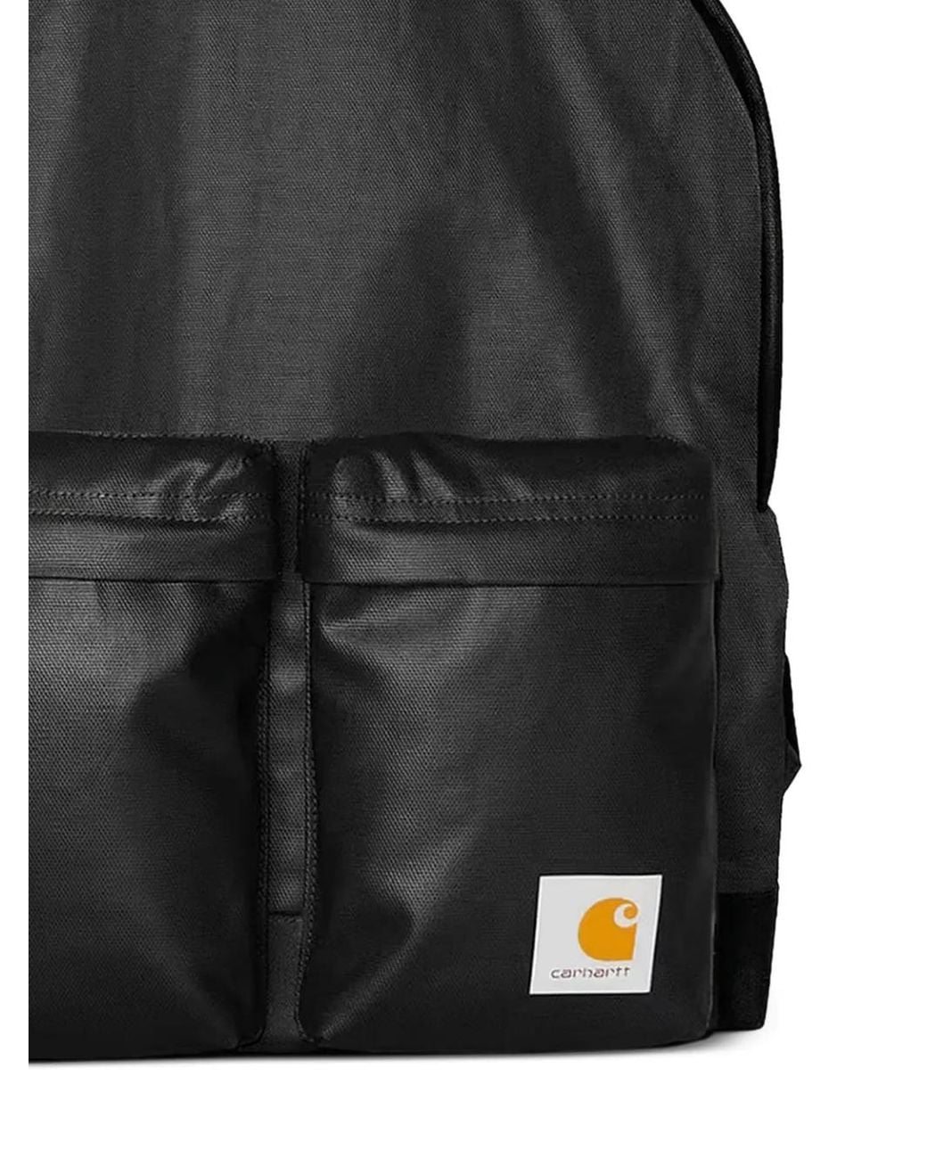 Carhartt Black Logo-Patch Backpack
