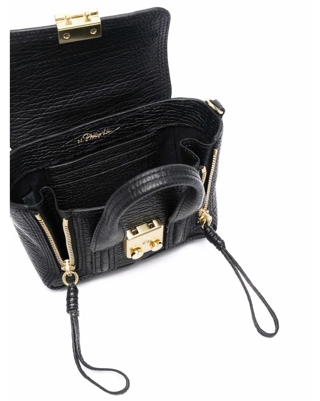 3.1 Phillip Lim Black Pashli Medium Leather Satchel