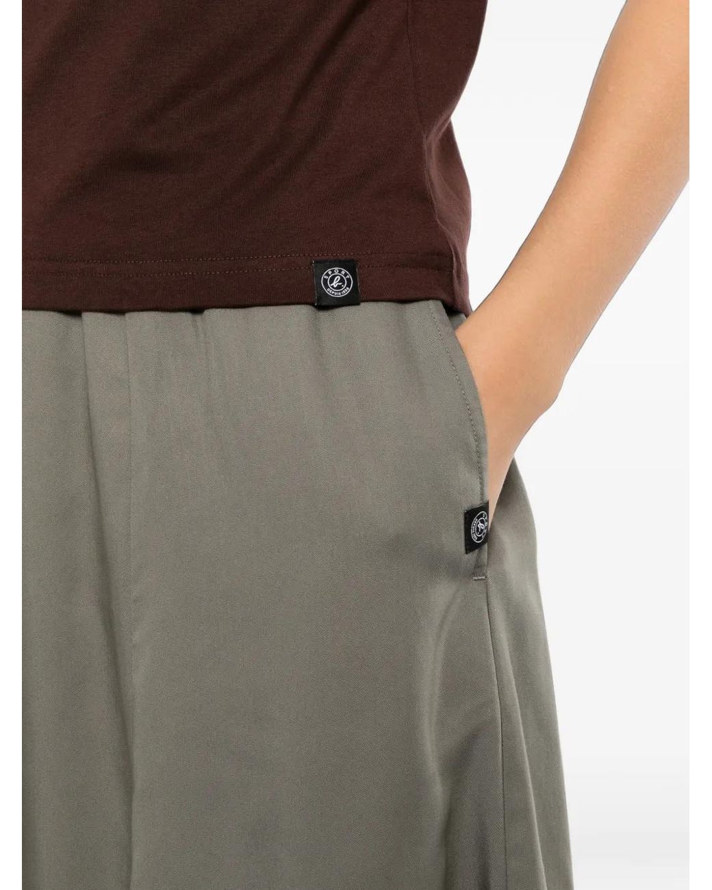 SPORT b. by agnès b. Gray Elasticated Waistband Skirt