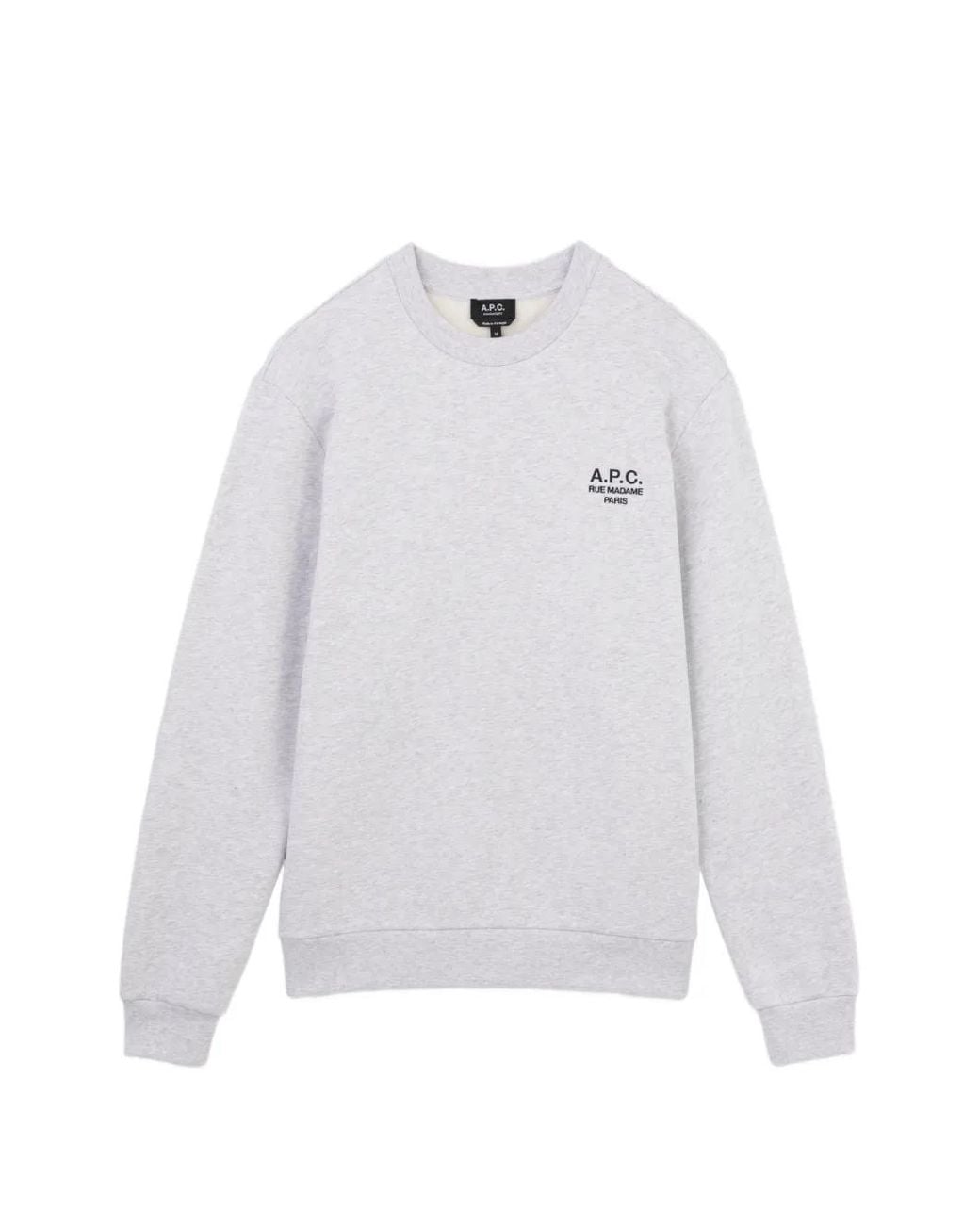 A.P.C. White Standard Rue Madame Sweatshirt for men