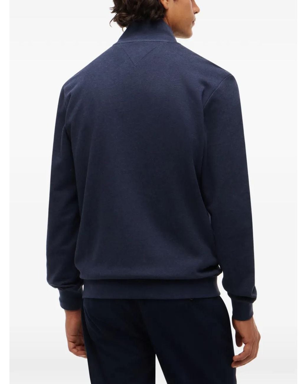 Tommy Hilfiger Blue Global Stripe Terry Track Jacket for men