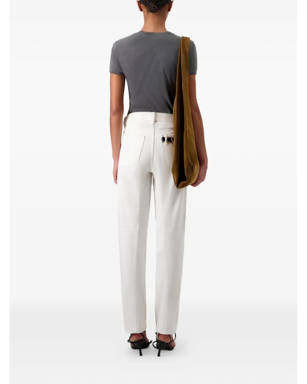 Coperni White Five-Pockets Tapered Jeans