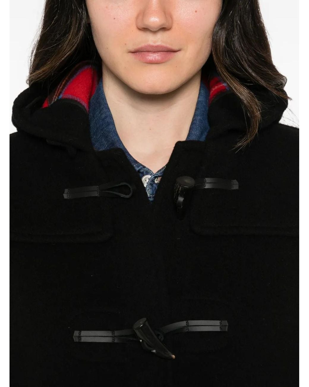 Gloverall Black Classic Duffle Coat