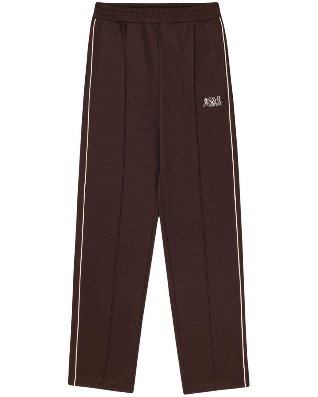 Sporty Rich Action Trainingsbroek Met Zijstreep in het Bruin Lyst NL