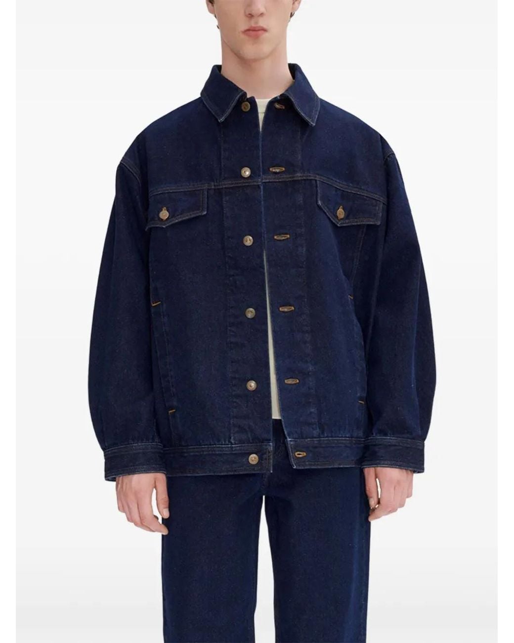 A.P.C. Denim Jack in het Blue voor heren