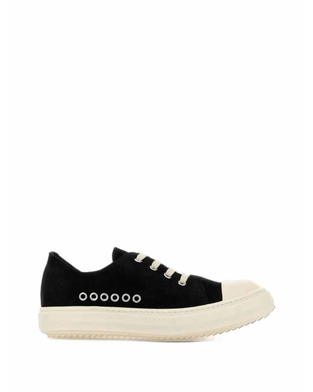 Rick Owens Black Tower Sneakers