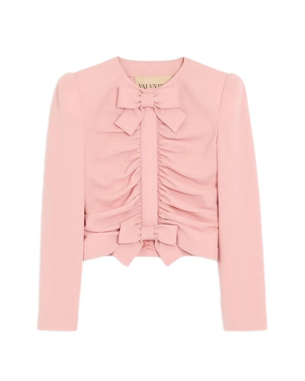 Valentino Garavani Pink Cropped Jacket