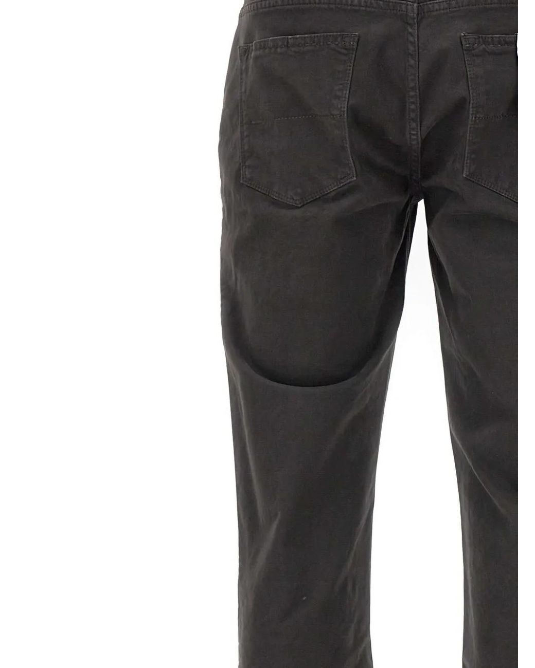 Re-hash Gray Rubens Z Logo-Patch Stretch Trousers for men