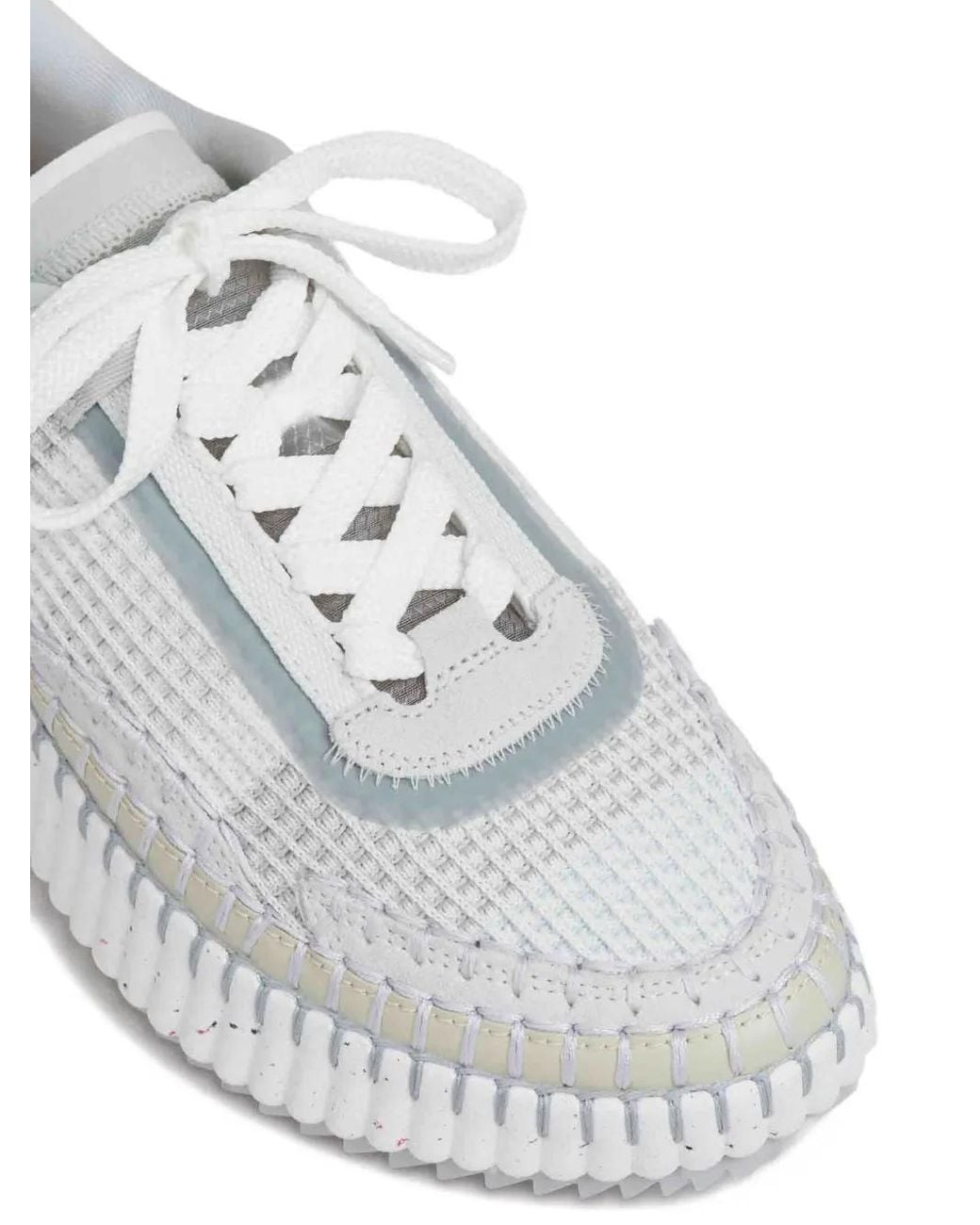Chloé White Sports Shoes 'Nama'