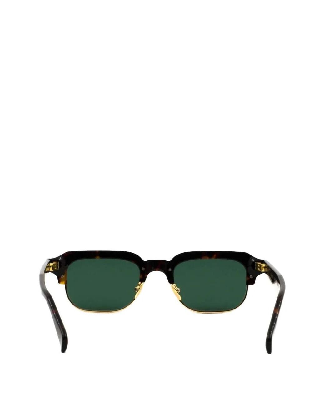 Gast Green Ray Geometric-Frame Sunglasses