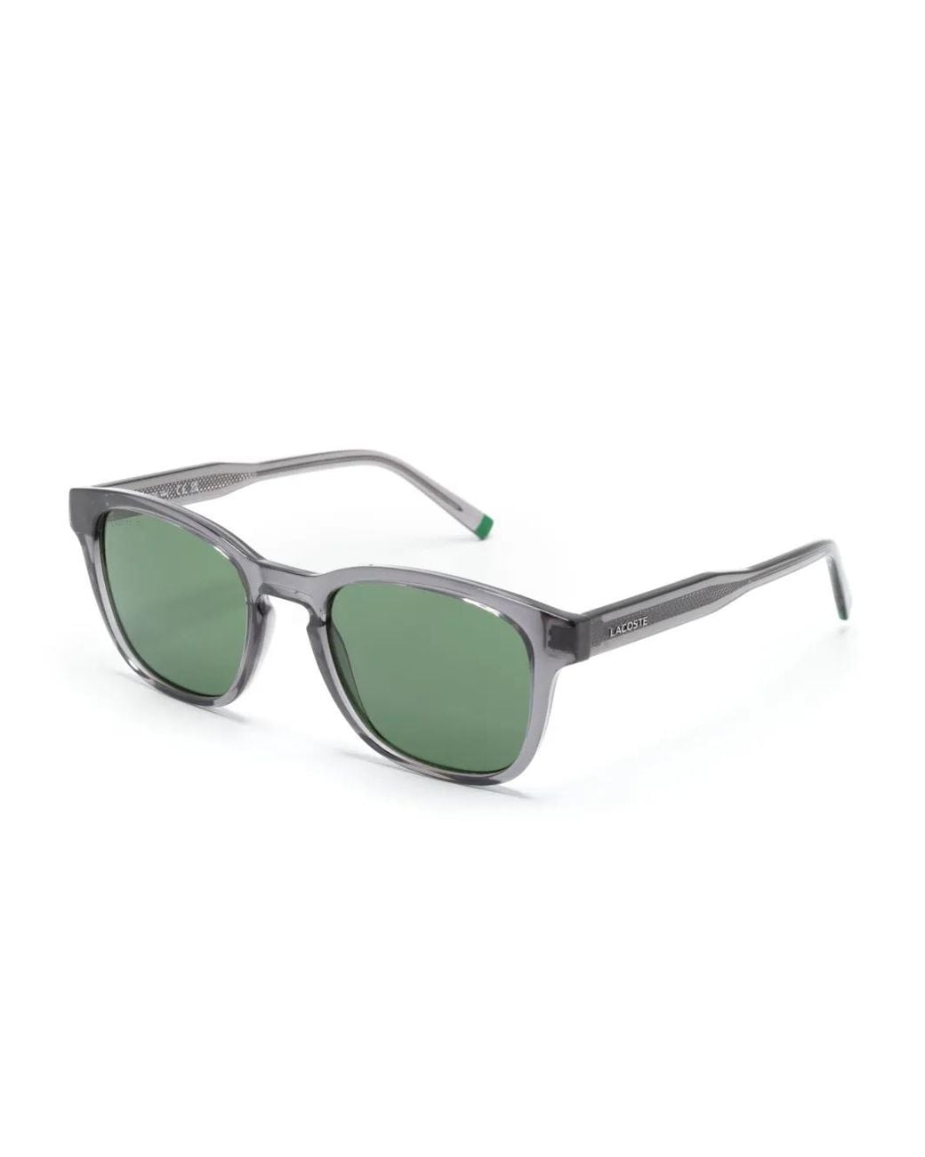 Lacoste Green Square-Frame Sunglasses for men