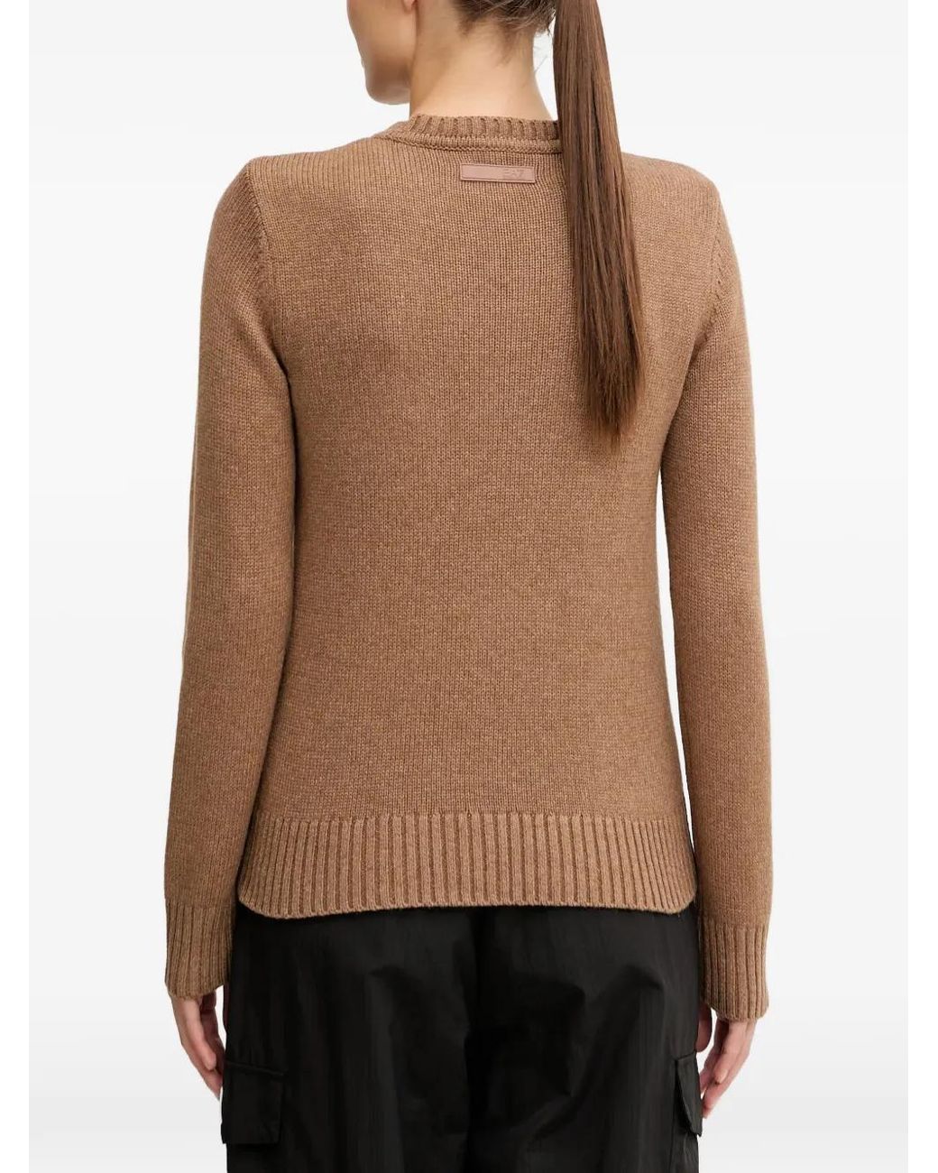 EA7 Black Pull En Maille Jacquard