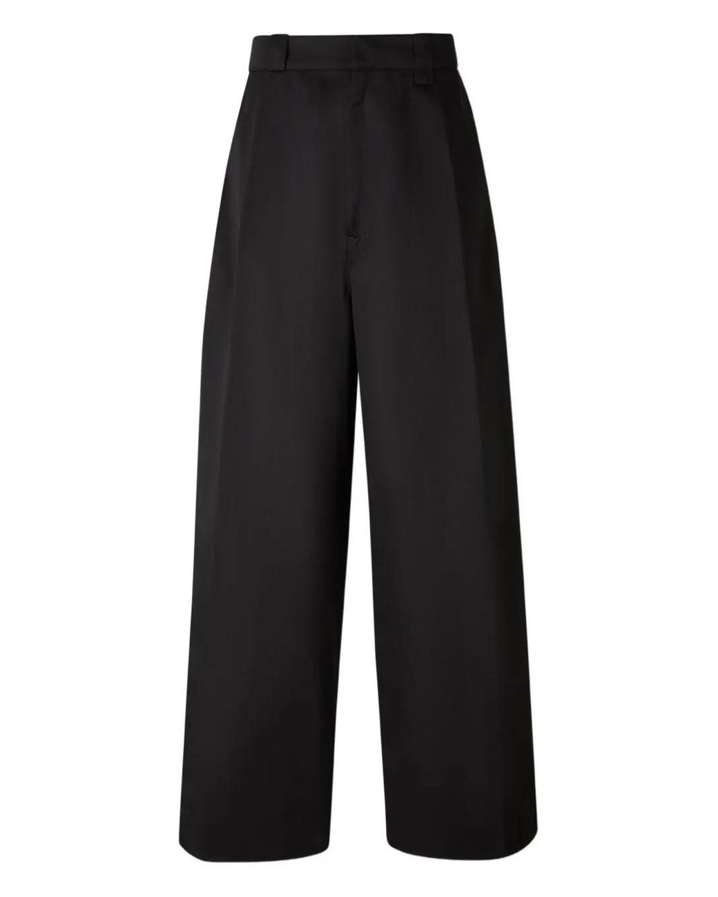 Willy Chavarria Black Belt Loops Trousers for men