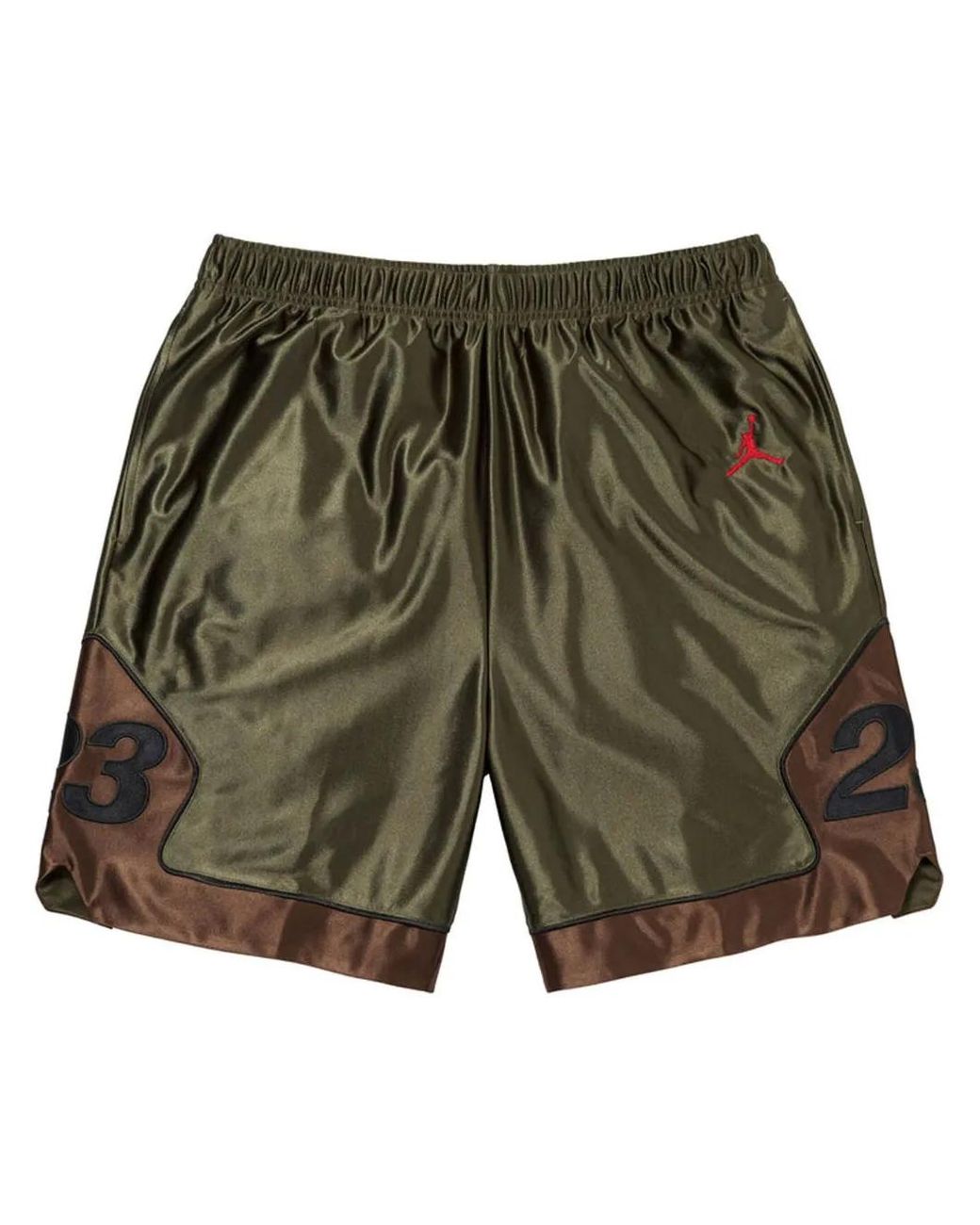 Supreme Green X Jordan Warm Up Shorts for men