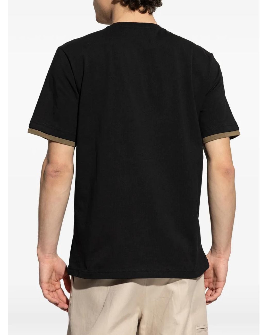 Iceberg Black Patch T-Shirt for men