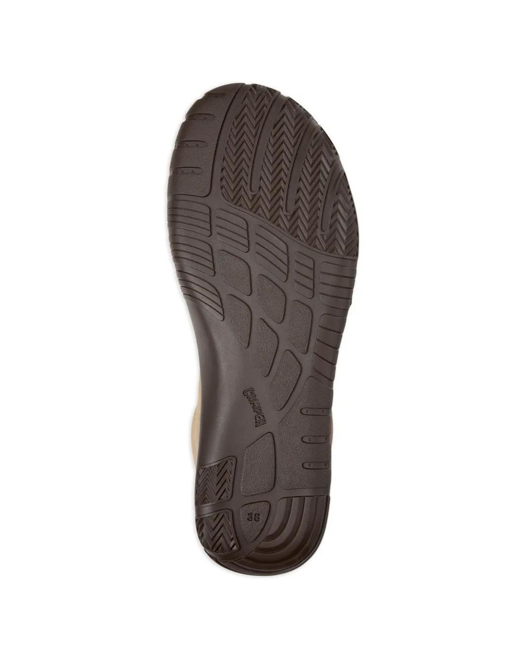 Camper Brown Twins Leather Sneakers