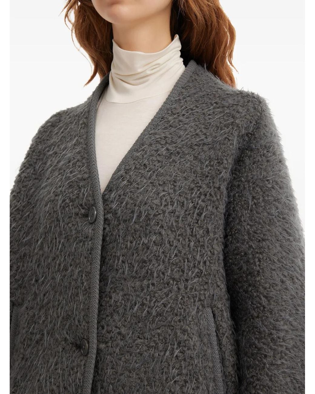 B+ AB Gray Button Jacket