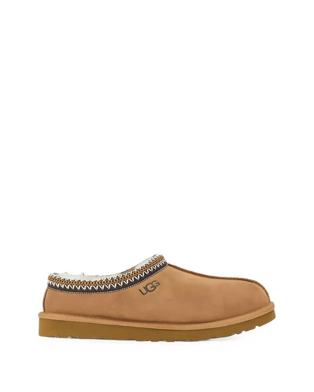 Ugg White Tasman Suede Slippers for men