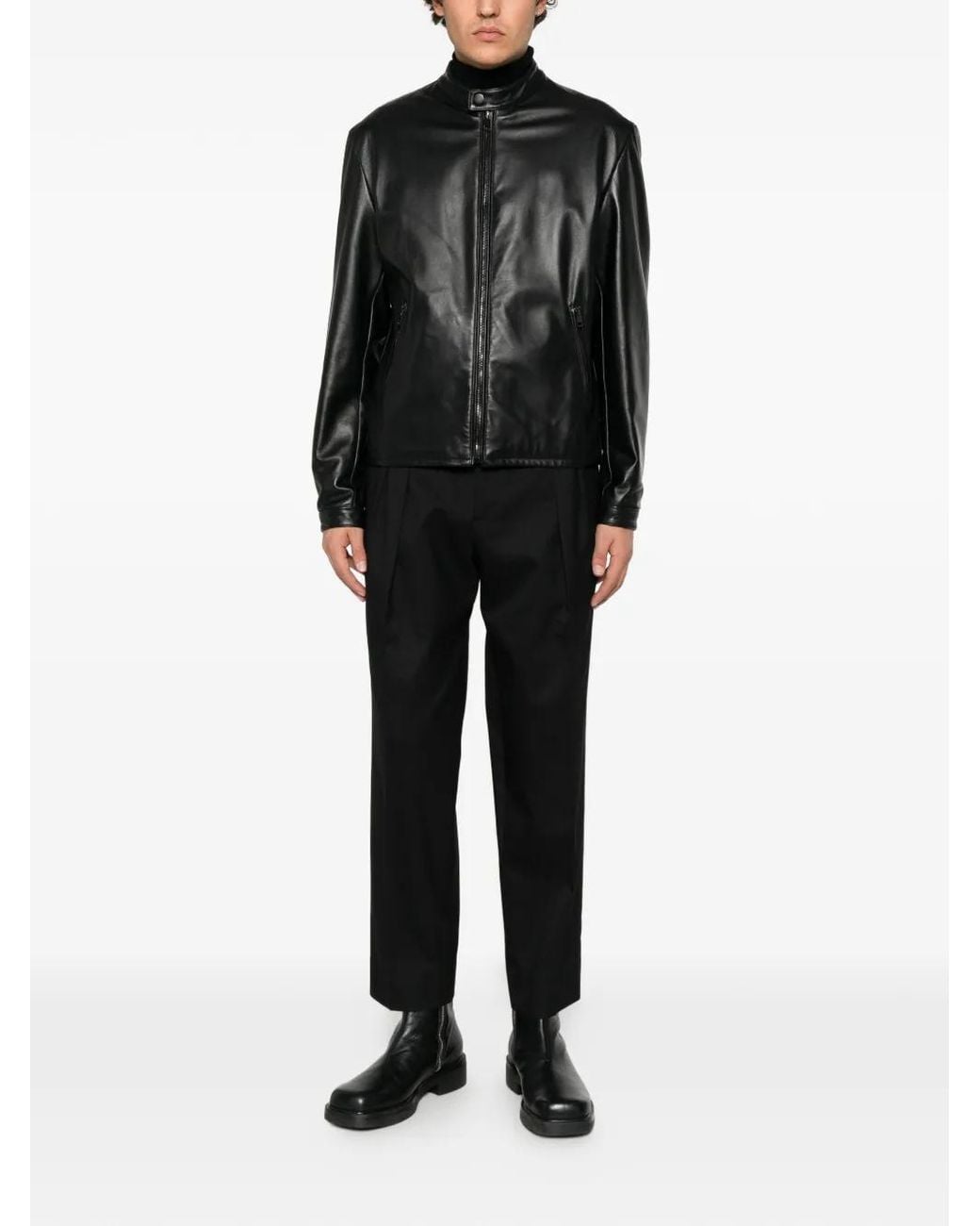 Briglia 1949 Black Buttoned Trousers for men