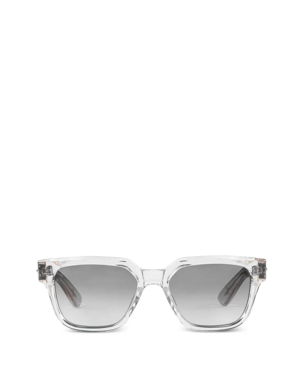 Chrome Hearts White Vagillionaire Ii Square-Frame Sunglasses for men