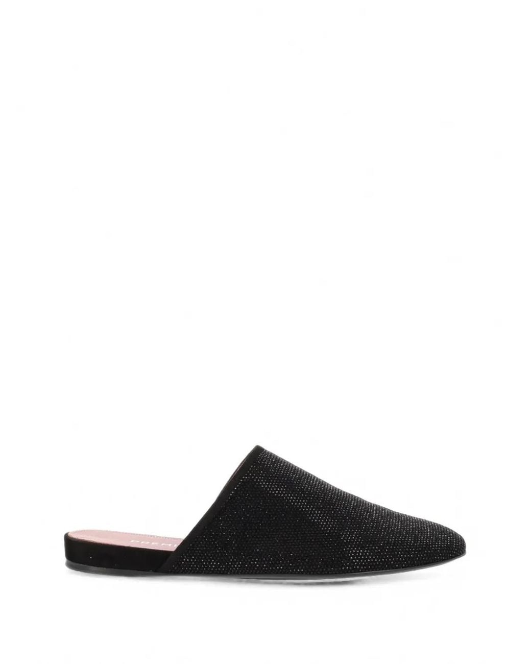 Premiata Black Mules Crystal
