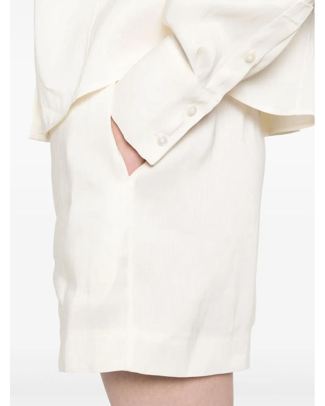 Loulou de Saison White Adonia Shorts