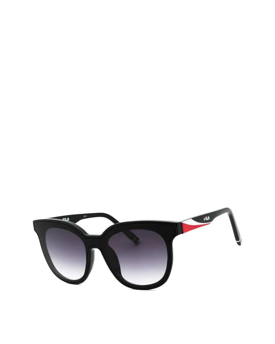Fila Black Round-Frame Sunglasses