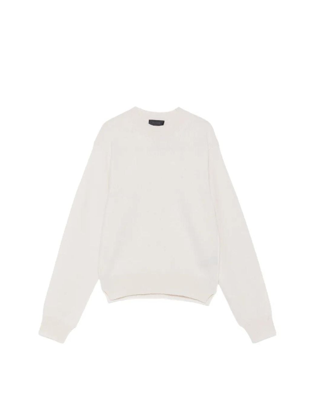 Haikure White Rose Crew-Neck Sweater