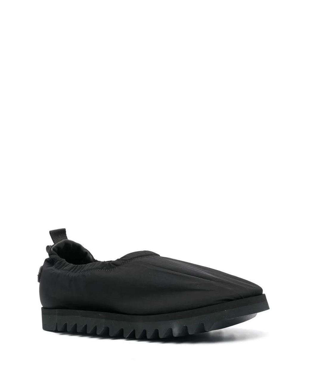A_COLD_WALL* Black Drawstring Slip-On Sneakers for men