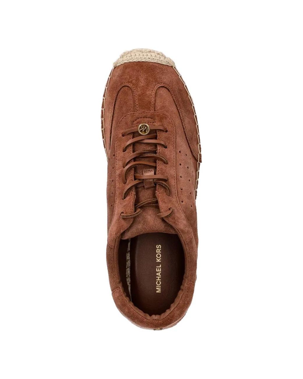 Michael Kors Brown Suede Espadrille Sneakers