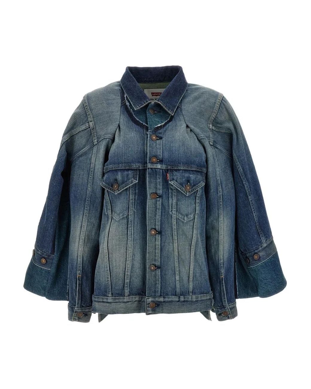 Junya Watanabe Blue Stonewashed Denim Jacket