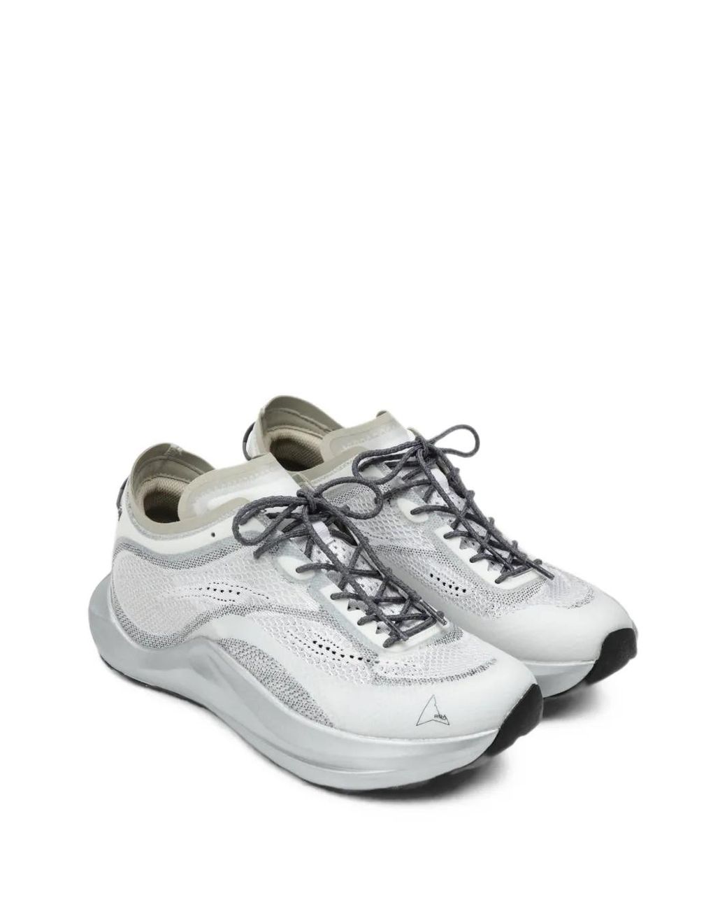 Roa White Sella Mesh-Panel Sneakers for men