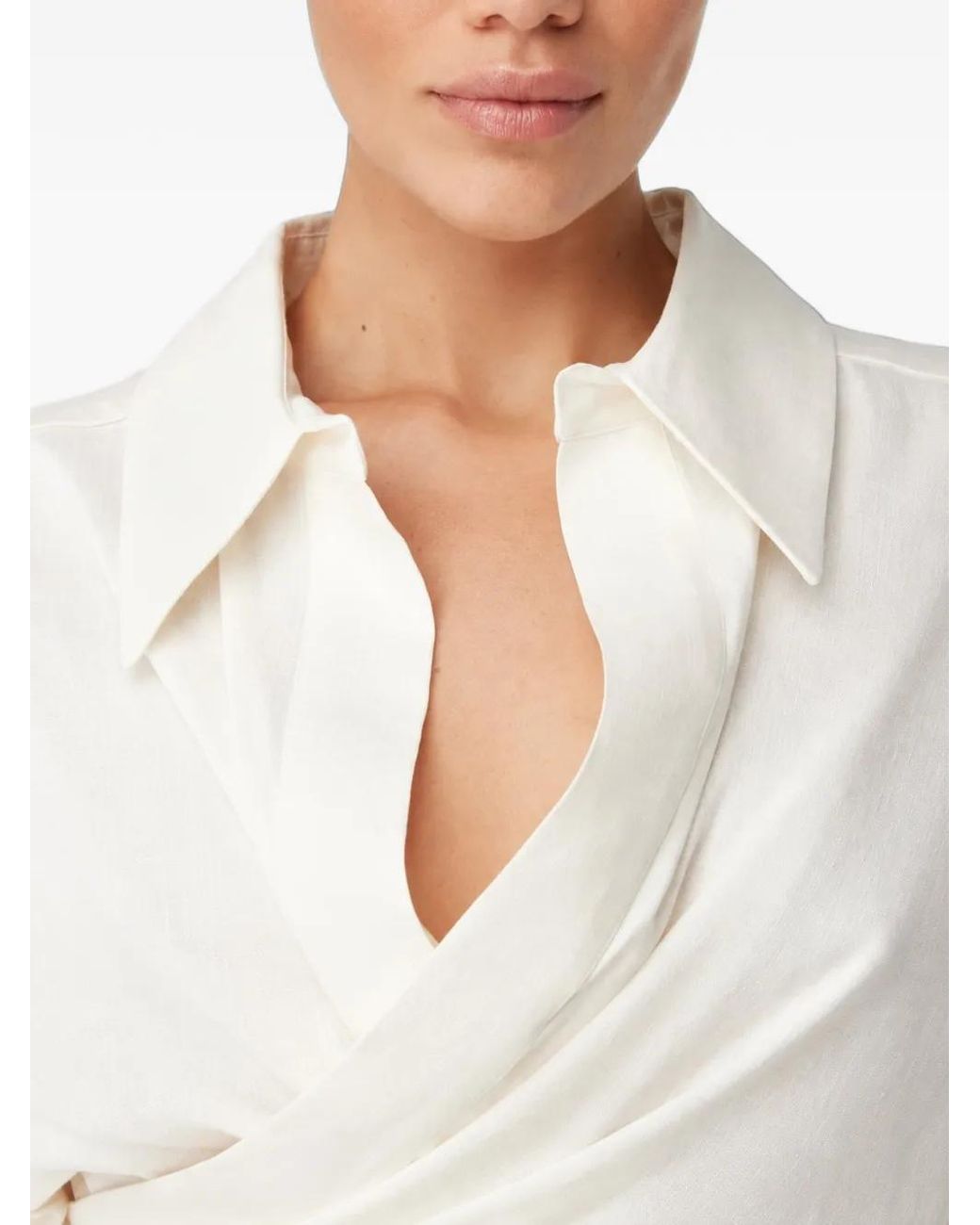 GAUGE81 White Sabinas Wrap Shirt