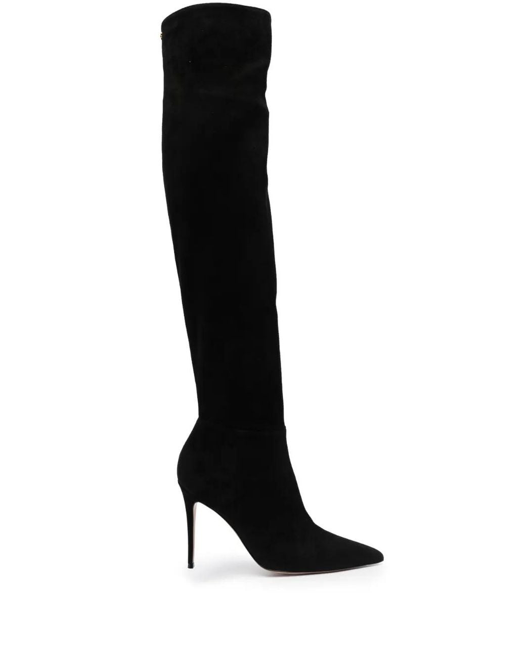Gianvito Rossi Black Cuissarde 90Mm Knee-Length Boots