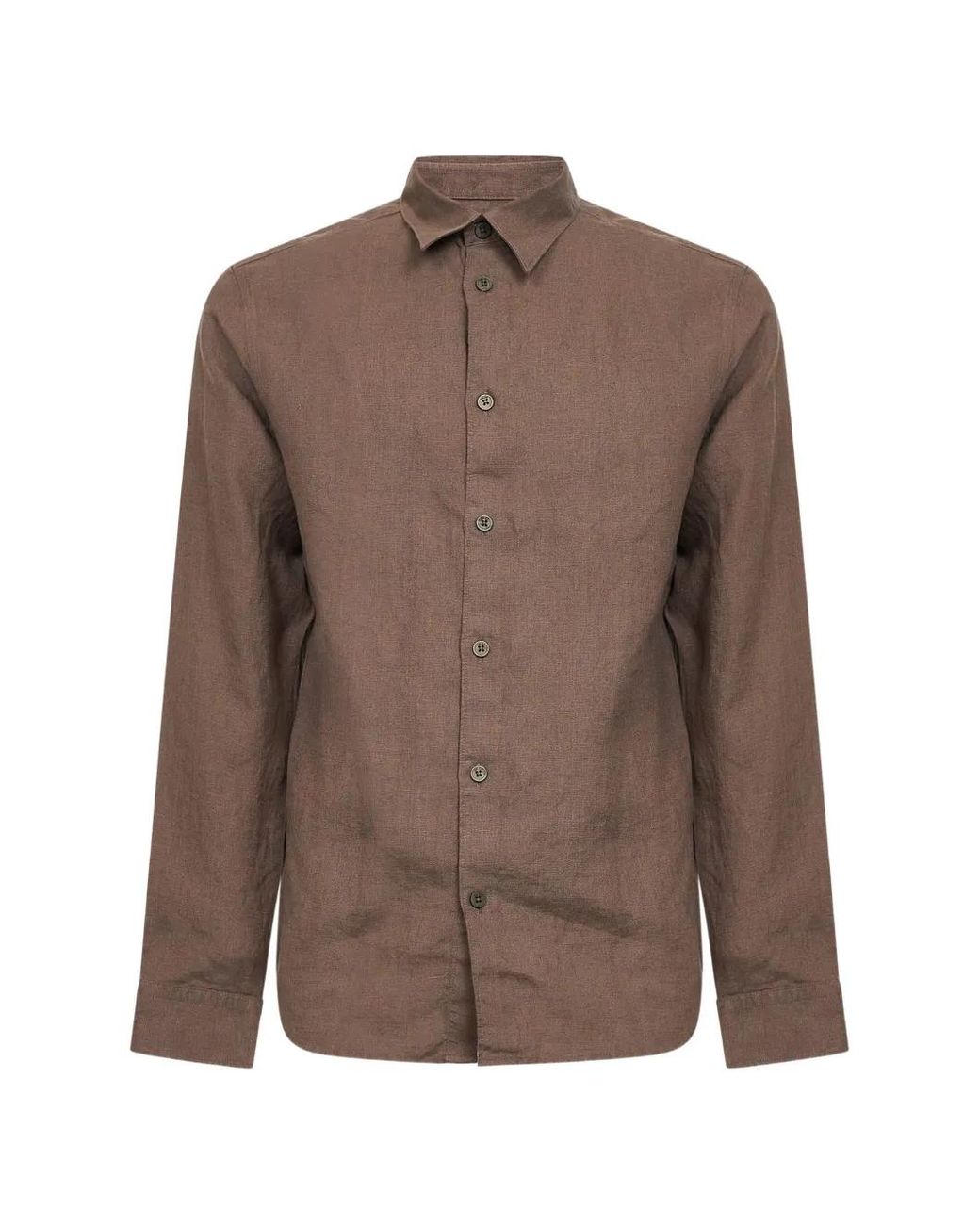 NN07 Brown Chemise À Boutonnière Sur Le Devant for men