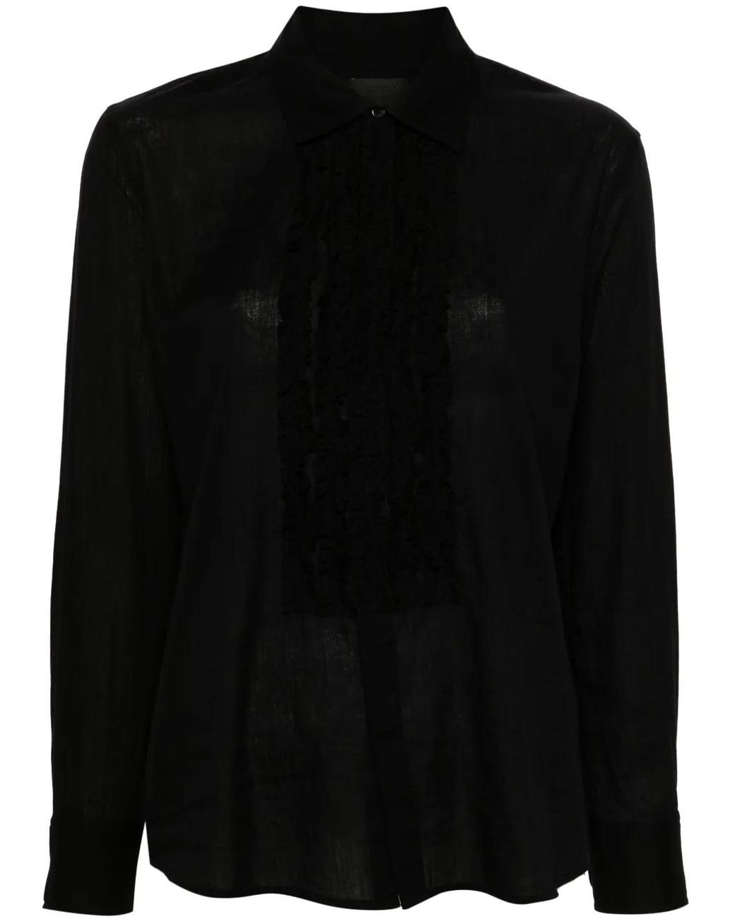Nili Lotan Black Nathael Shirt