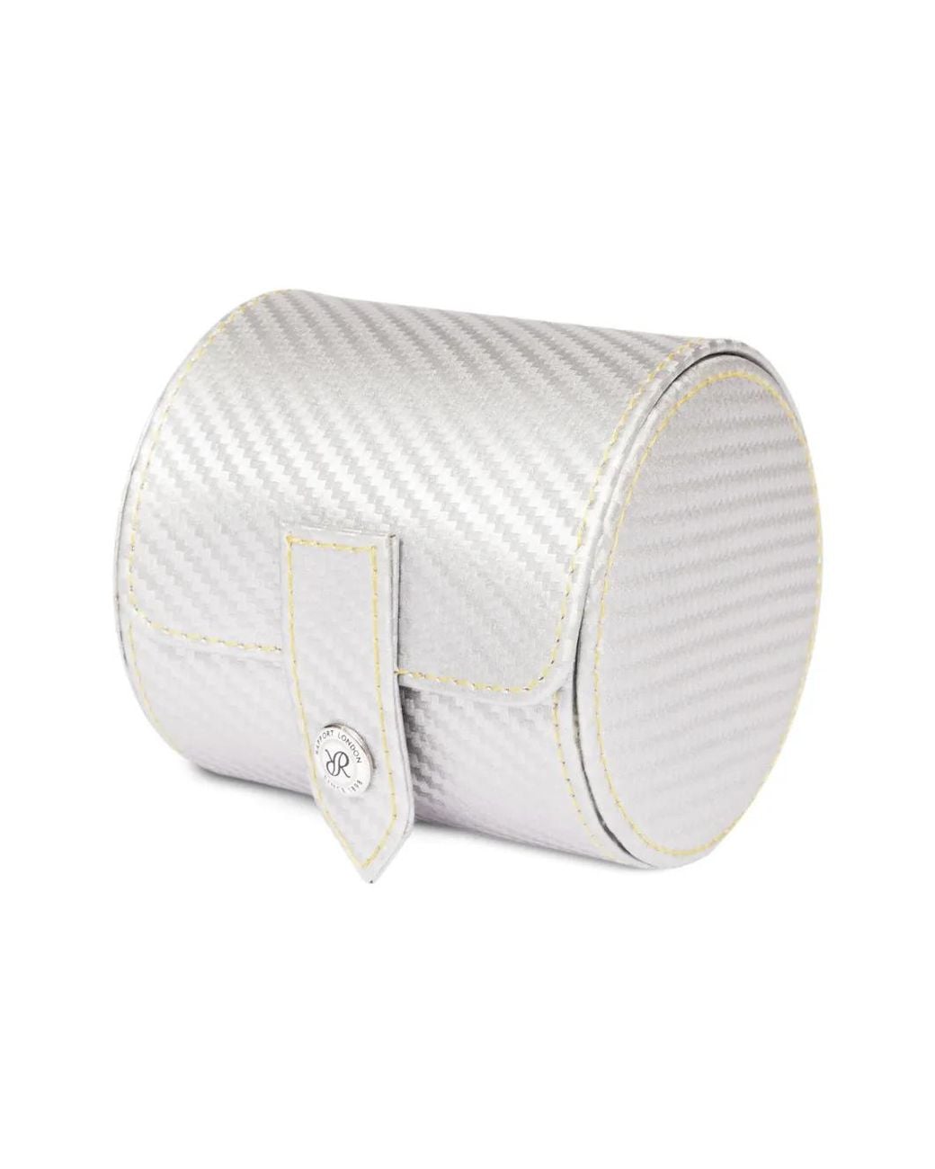 Rapport White Carbon Single Watch Roll for men